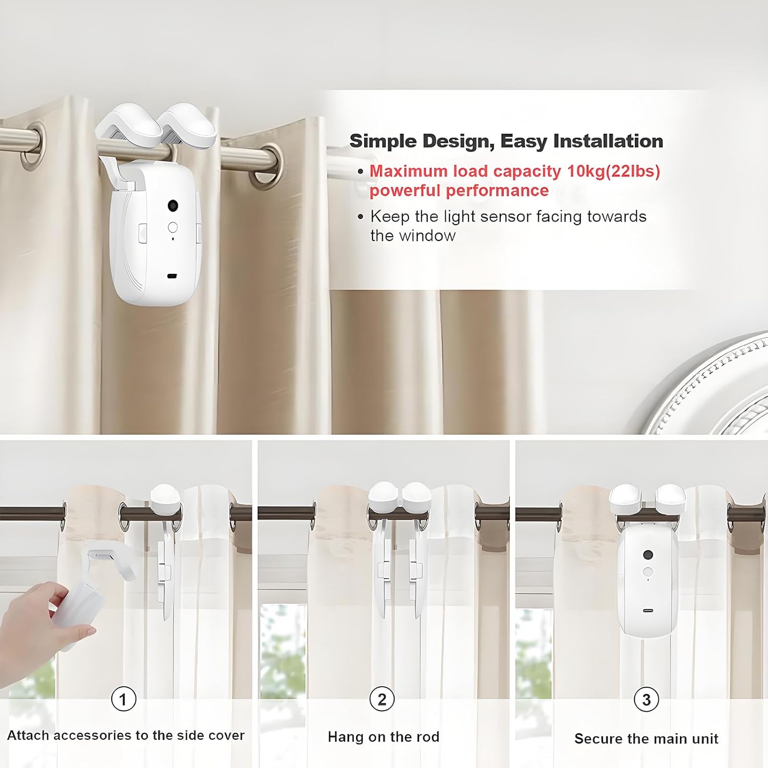 Intelligent Electric Curtain Robot